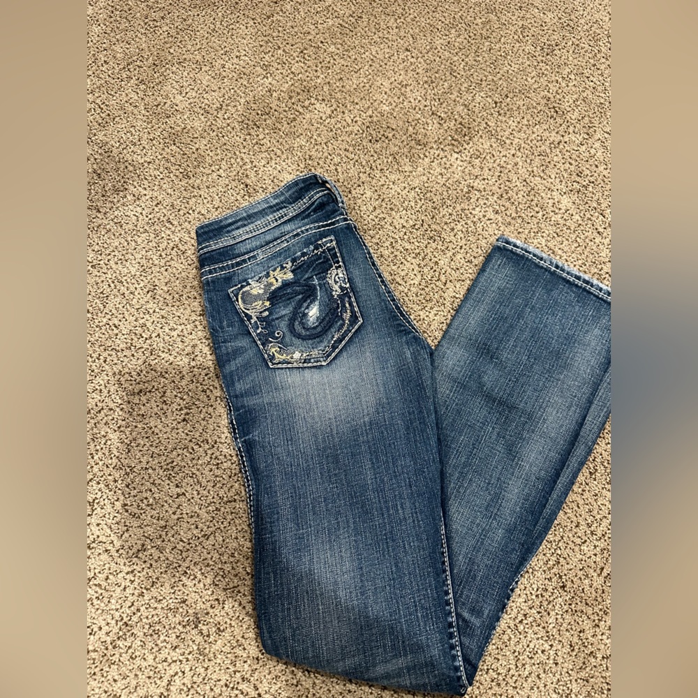 Silver jeans. Size 26